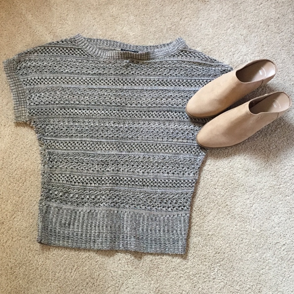 Cute Open Knit Top- Size S